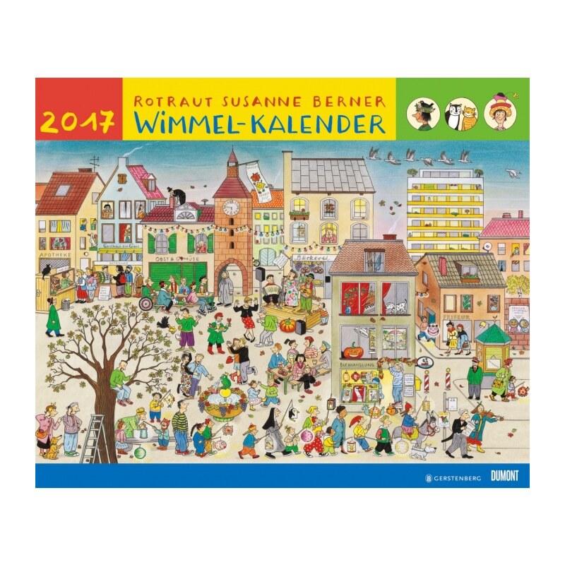 DuMont Kalenderverlag GmbH & Co. KG Nástěnný kalendář Wimmel-Kalender R.S. Berner 2017 17DU3562