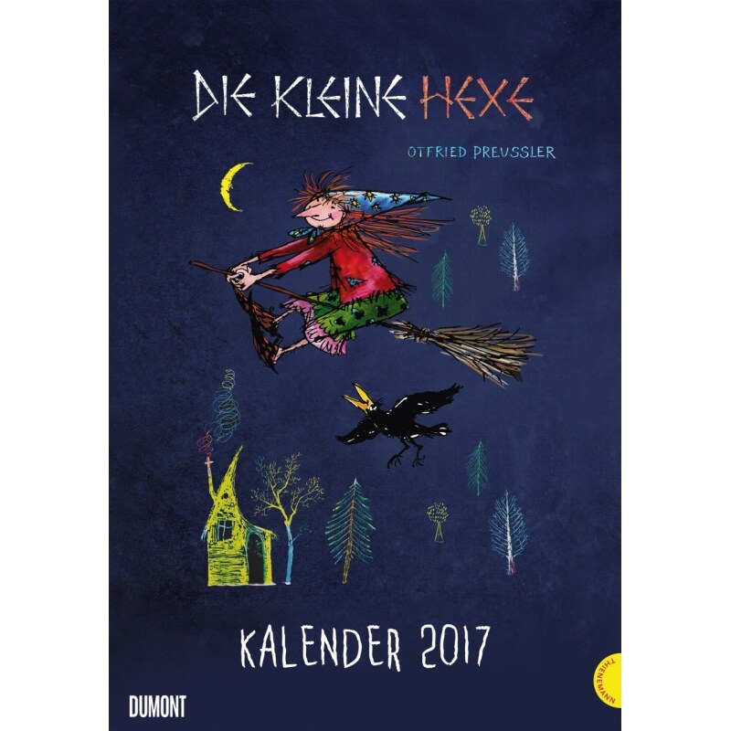 DuMont Kalenderverlag GmbH & Co. KG Nástěnný kalendář Malá čarodějnice / Die Kleine Hexe 2017 17DU3571