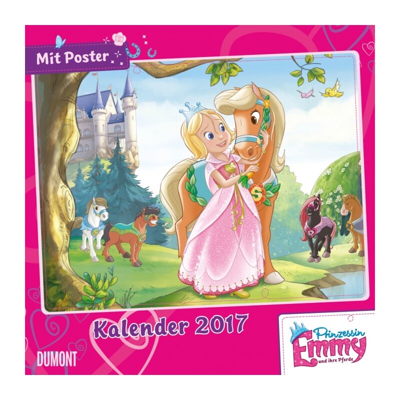 DuMont Kalenderverlag GmbH & Co. KG Nástěnný kalendář Princezna Emmy / Prinzessin Emmy 2017 17DU3590