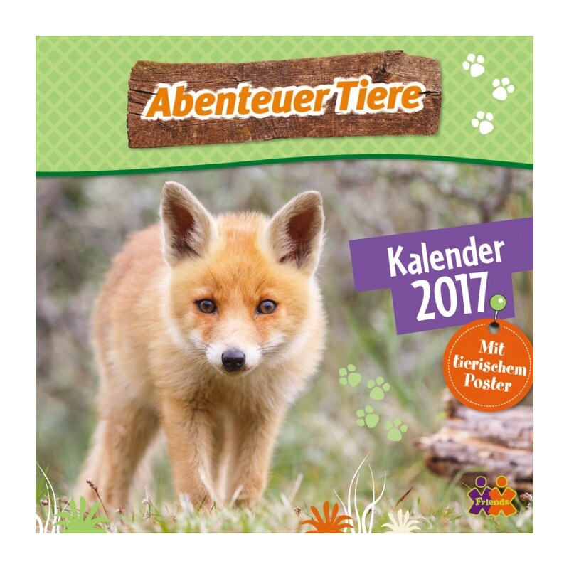 DuMont Kalenderverlag GmbH & Co. KG Nástěnný kalendář Dobrodružství zvířat / Abenteuer Tiere 2017 17DU3614