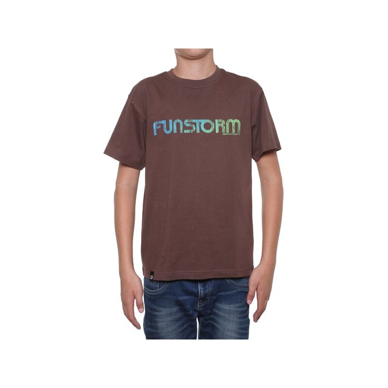 Dětské tričko Funstorm Escolt brown XL