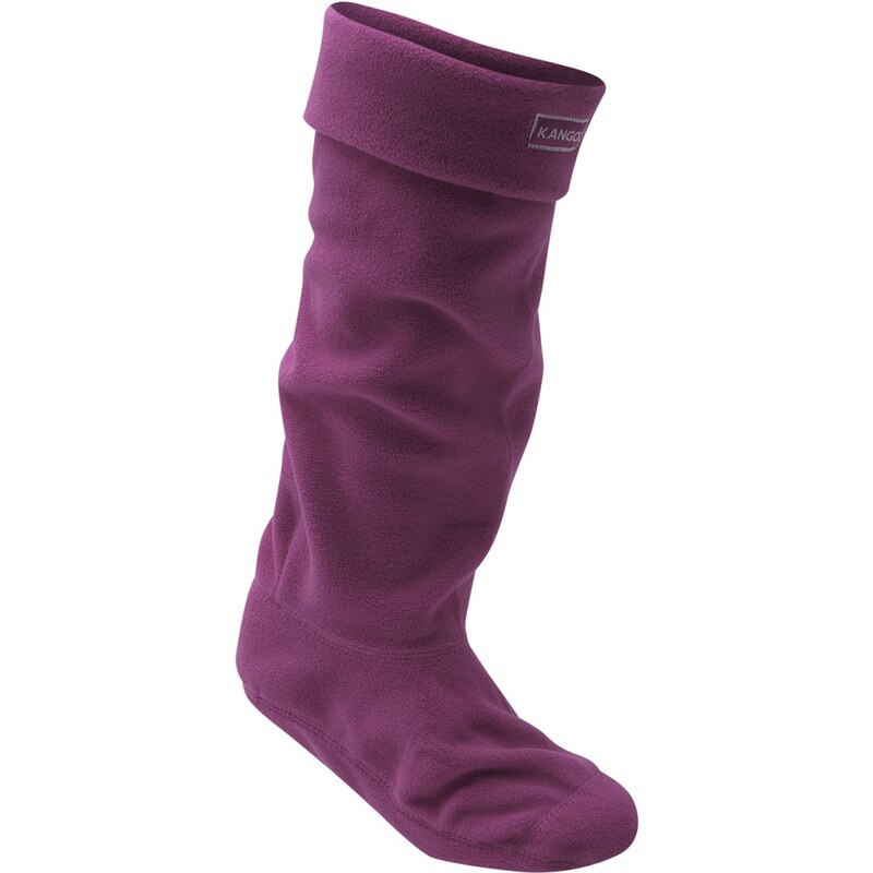 Kangol 1Pk Fleece Ladies Welly Socks, purple potion
