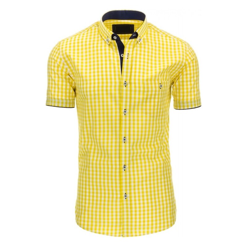 Pánská stylová košile - Don Juan, žlutá
