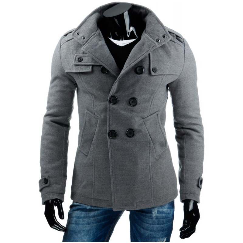 Pánský kabát DANTE - šedý