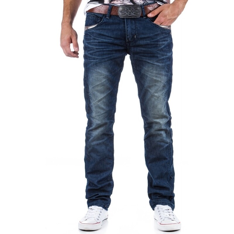 Pánské jeans kalhoty - Alberto, modré
