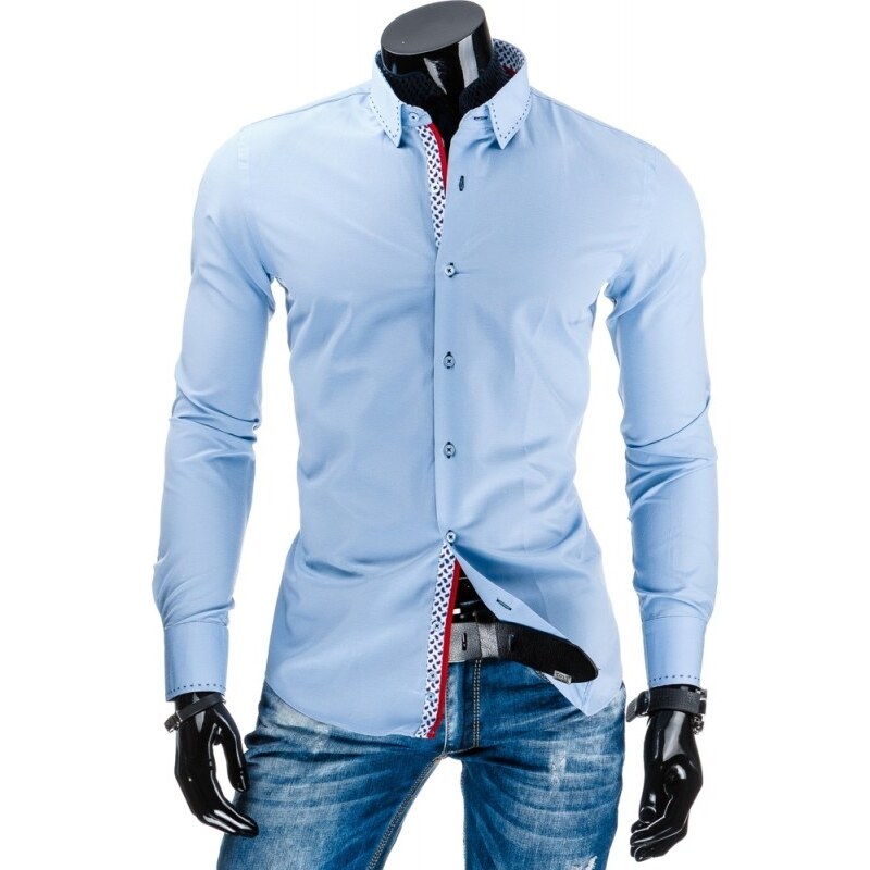 Pánská stylová košile - André, světle modrá