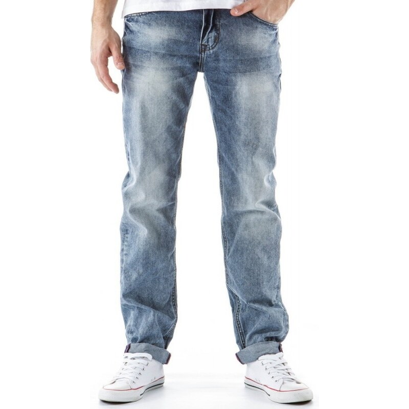 Pánské jeans kalhoty - Macho, světle šedé