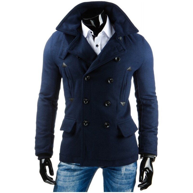 Pánský kabát ROCCO - modrý