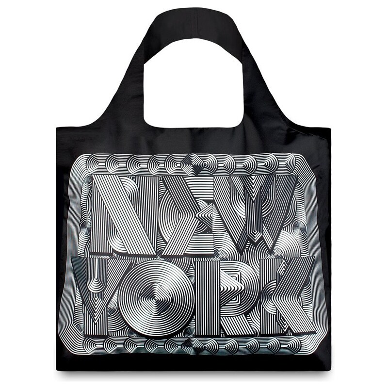 ekologická nákupní taška LOQI Type New York Retro