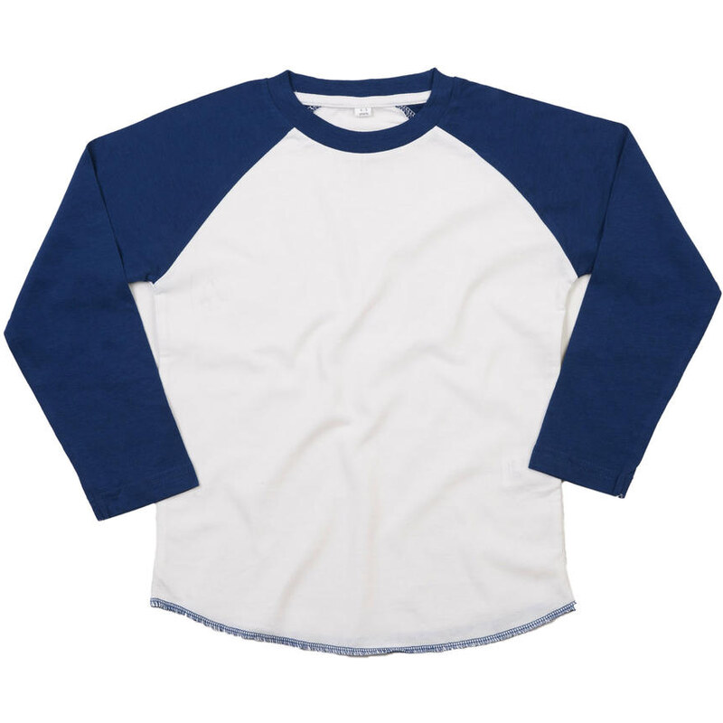 Mantis Dětské tričko Baseball Superstar Bílá / Námořnická modrá 2 / 3