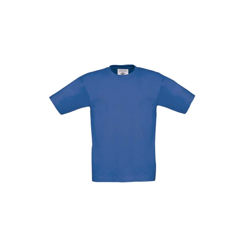 B&C Dětské tričko s krátkým rukávem Exact 190 B&C (TK301) Královská modrá 3 / 4