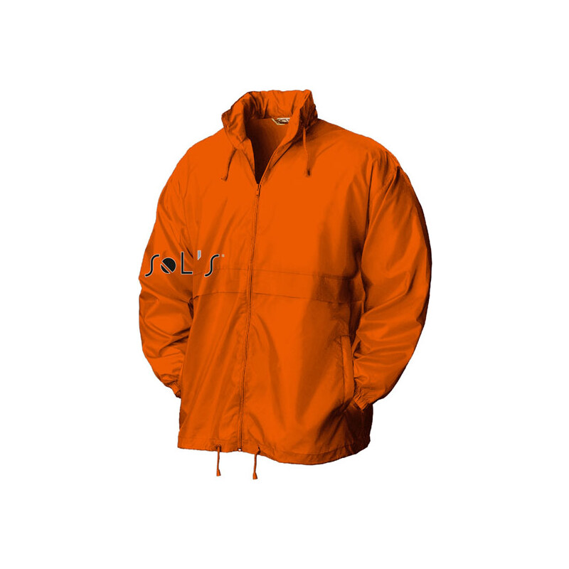 Sols Unisex větrová bunda Sol´s - Surf Oranžová M