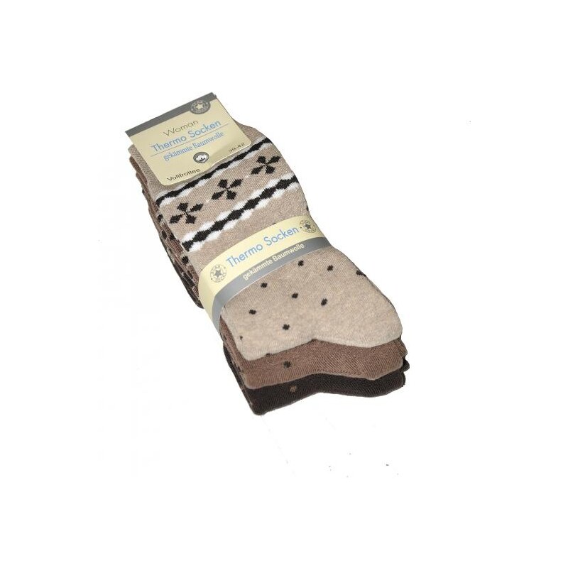 Ponožky Wik Thermo Woman art.5301 A'3 mix barev, 39-42