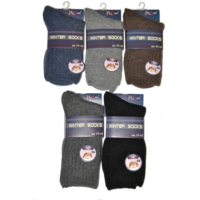 Ponožky RiSocks Angora Winter art.5692341 hnědá, 39-42