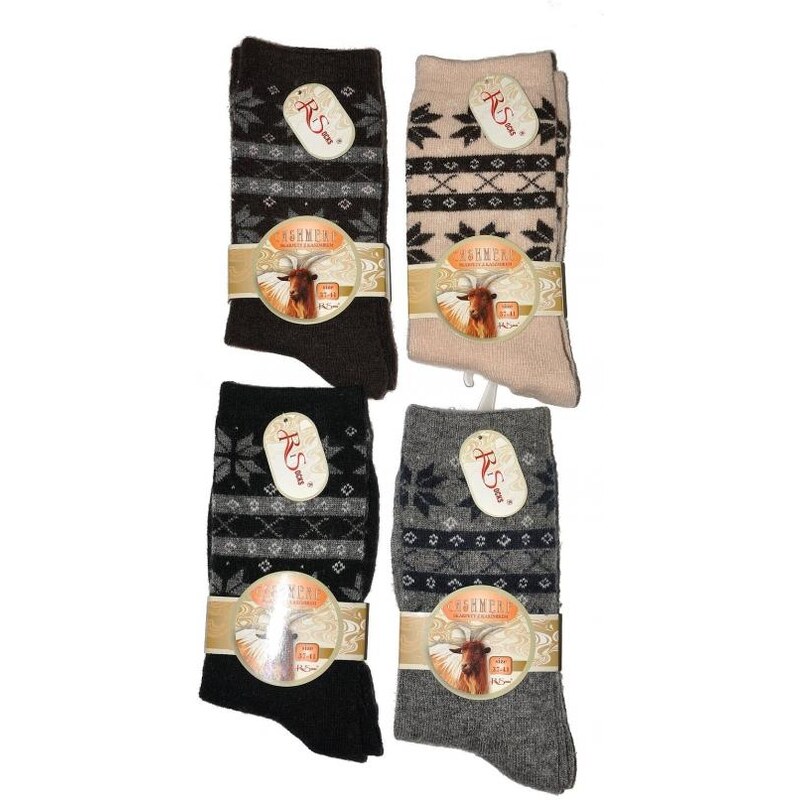 Ponožky RiSocks Cashmere art. 5691795 béžová, 37-41