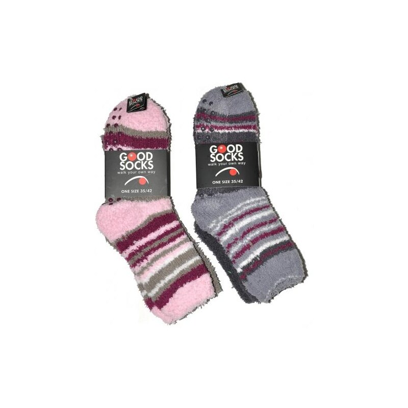 Ponožky Wik Good Socks Woman ABS art.37420 A'2 mix barev, 35-42