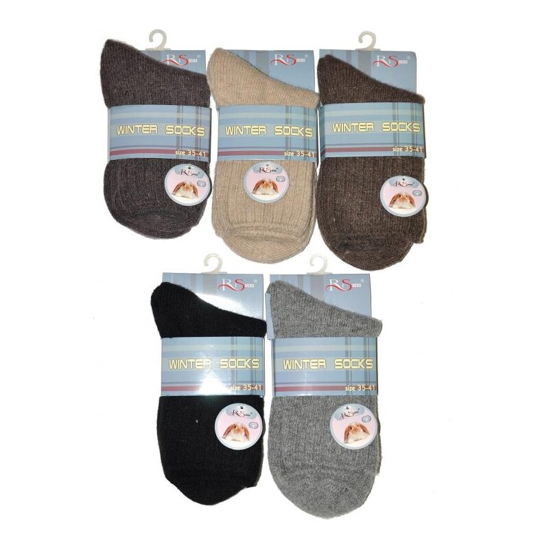 Ponožky Risocks Angora Winter Art. 5692334 hnědá, 35-41