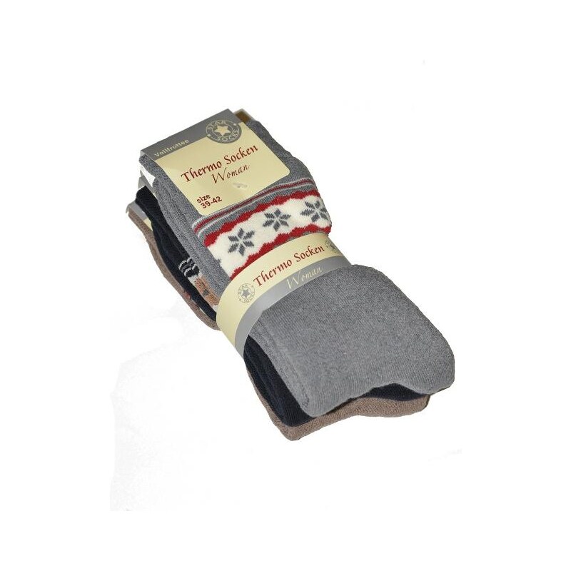 Ponožky Wik Thermo Socken Woman 5408 A'3 mix barev, 35-38