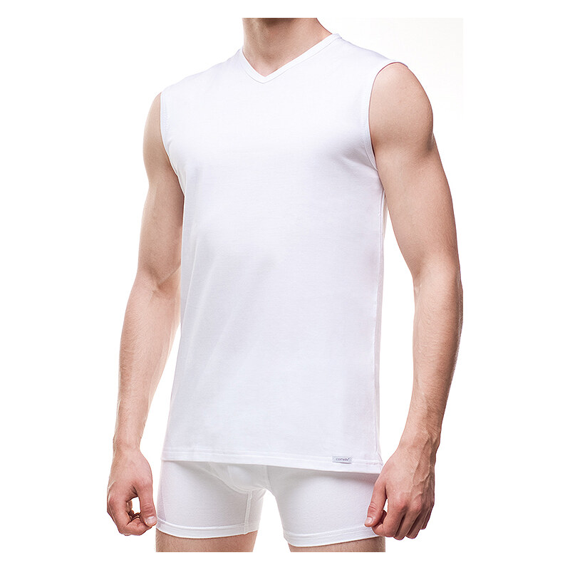 Pánské tričko Cornette Authentic Trimmer 207, bílá