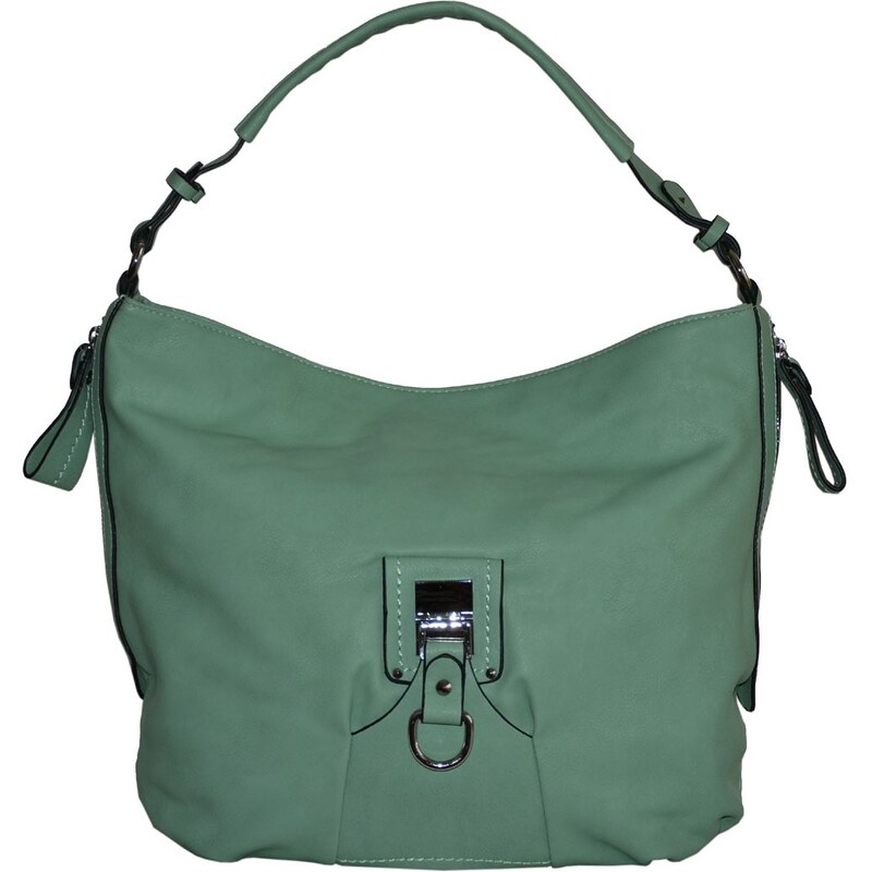 Jedinečná zelenkavá dámská kabelka univerzální