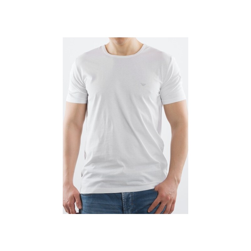 Pánské tričko Emporio Armani 110821 CC712 bílá M Bílá, bílá