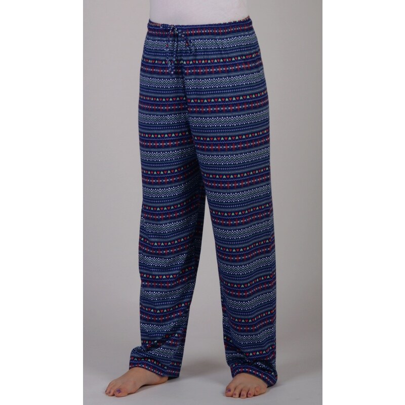 Dámské pyžamové kalhoty Klára tmavě modrá M