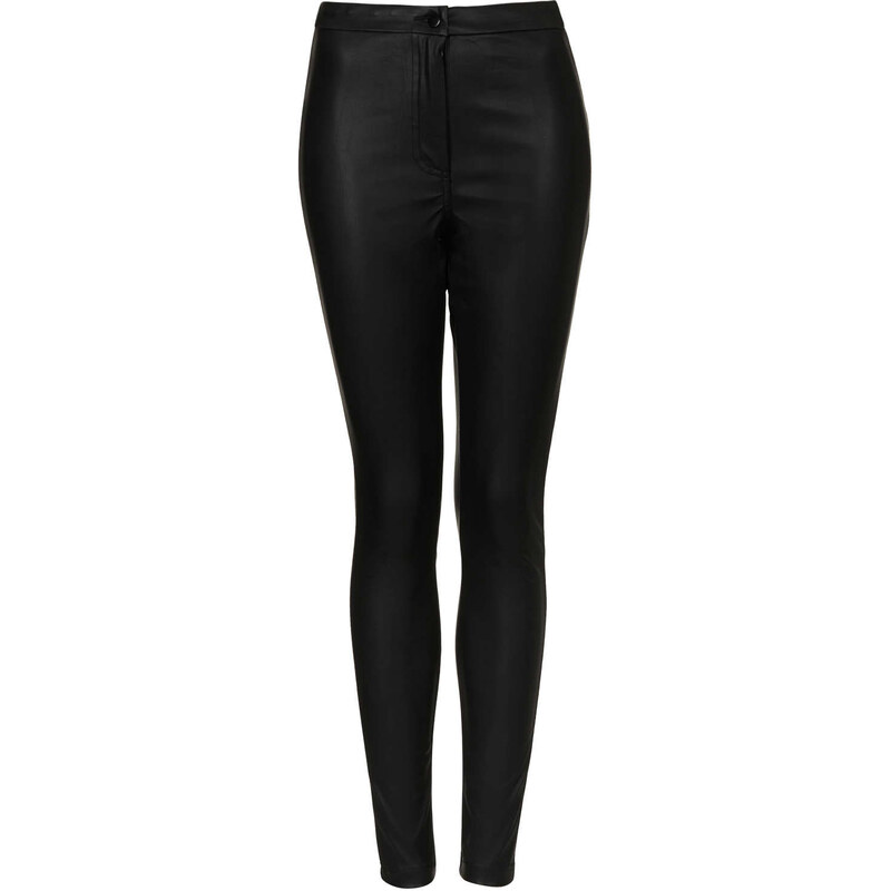 Topshop Leather Look Highwaist Trousers