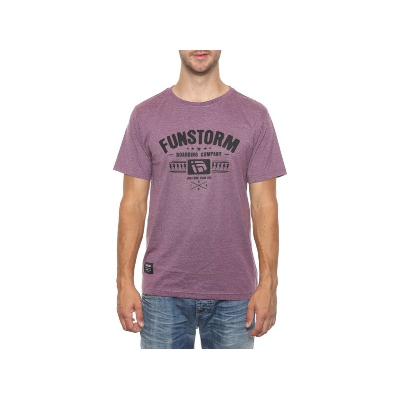 Pánské tričko Funstorm Tontre violet L