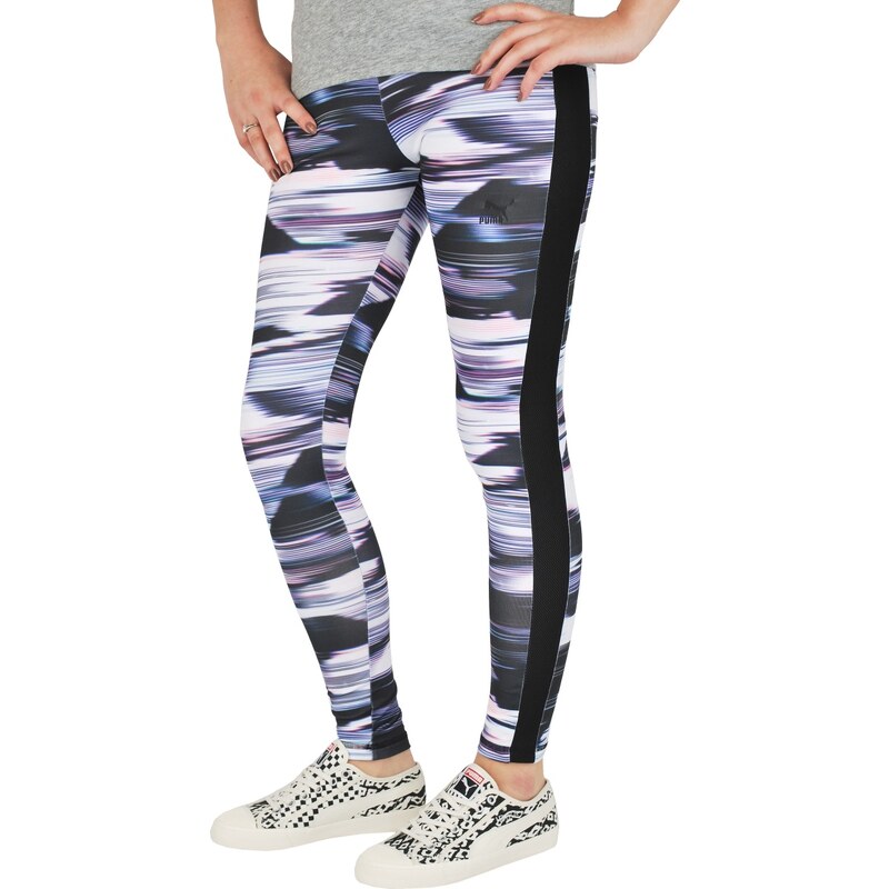 Puma Blurred Leggings fialová M