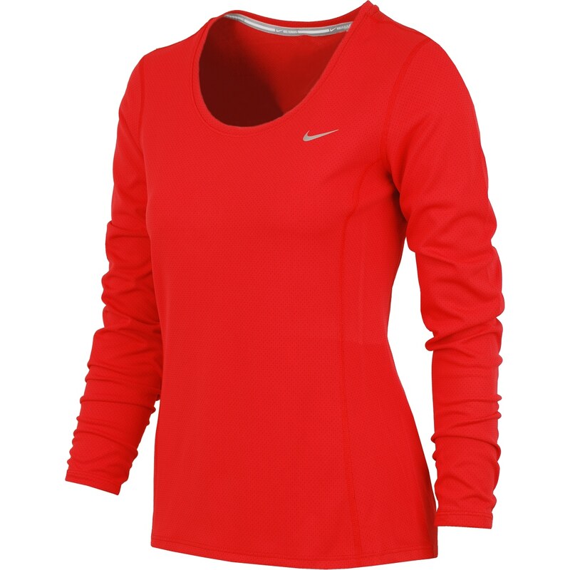 Nike Dri-Fit Contour Long Sleeve červená S