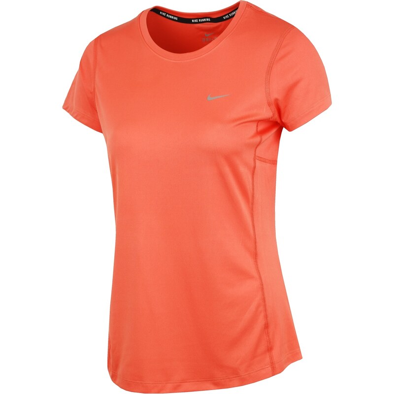Nike Miler Short Sleeve oranžová S