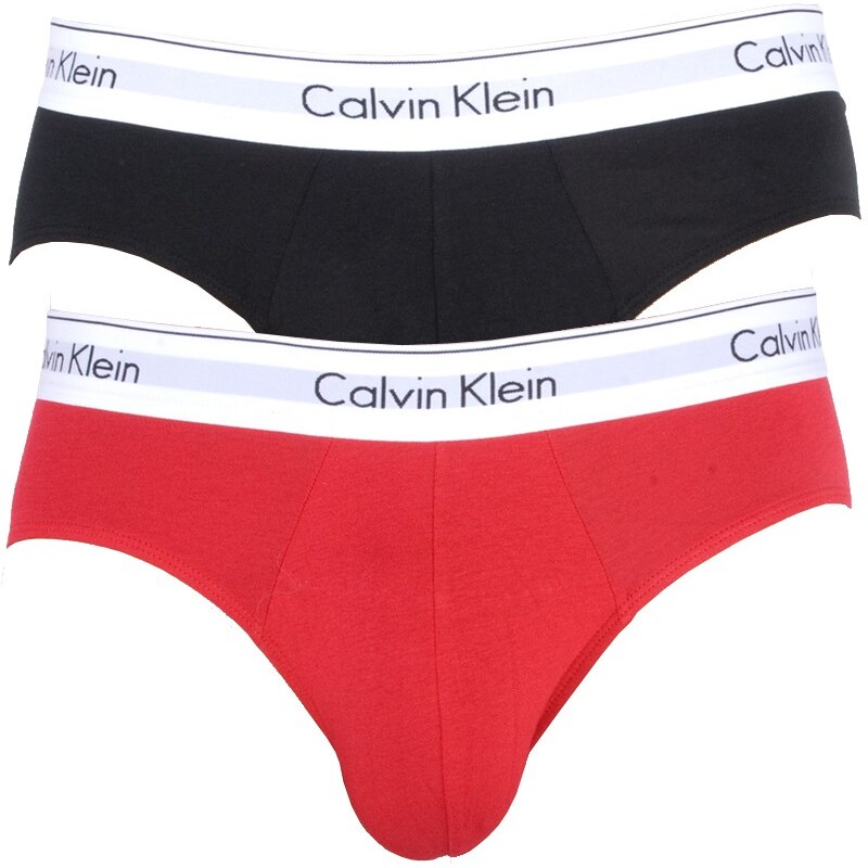 2PACK pánské slipy Calvin Klein vícebarevné (NB1084A-KCR)