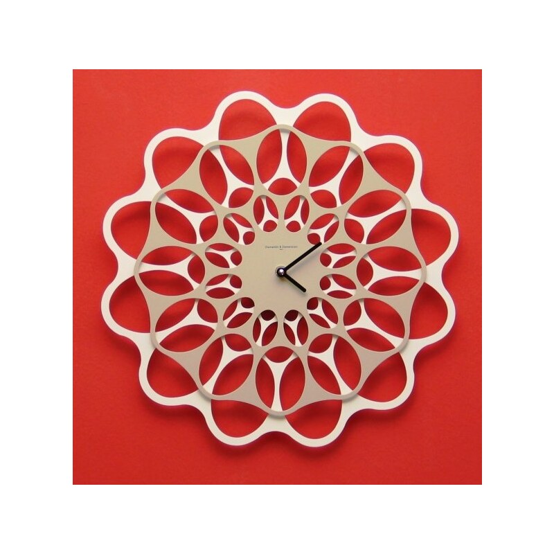 Designové hodiny Diamantini&Domeniconi white/grey 40cm