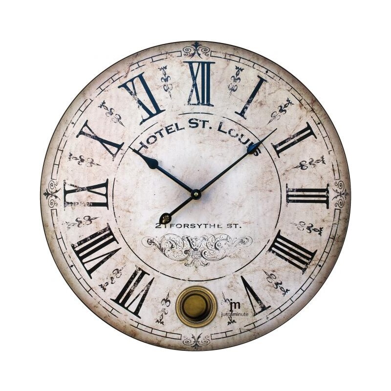 LOWELL Clocks Designové nástěnné hodiny Lowell 21405 Clocks 48cm