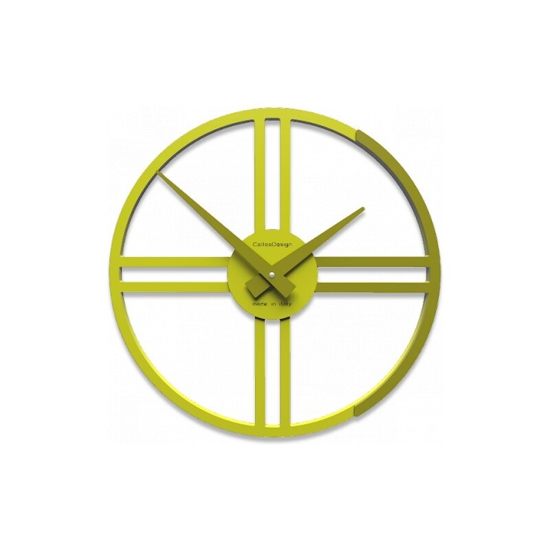 Designové hodiny 10-016 CalleaDesign Gaston 35cm (více barevných verzí) Barva zelená oliva - 54