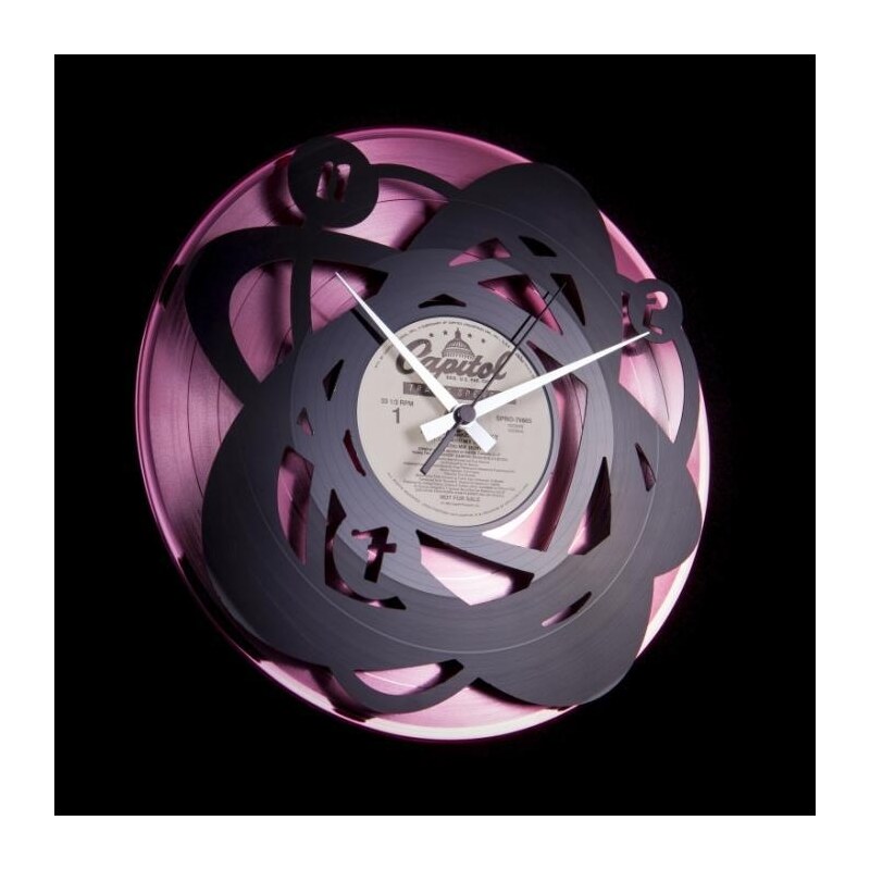 Designové nástěnné hodiny Discoclock 021PB Atomium 30cm