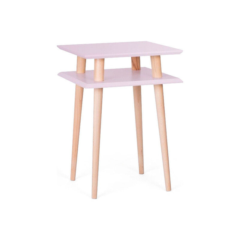 Ragaba Konferenční stolek UFO Square Pink, 43 cm (šířka) a 61 cm (výška)