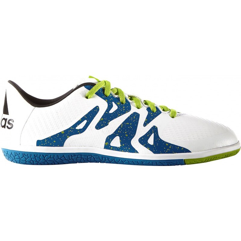 Adidas X 15.3 Indoor Court Junior Trainers, white/semi sol