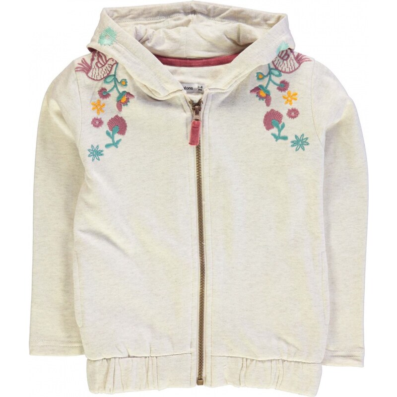 Heatons Embroidery Zip Through Hoody Child Girls, multi