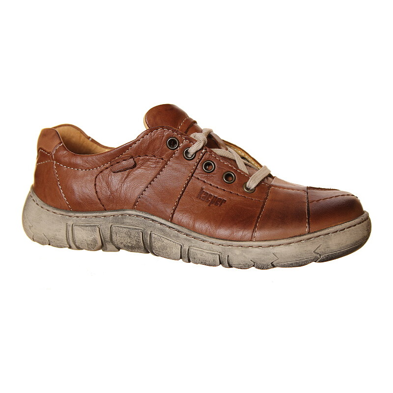 KACPER 2-0182 brown/lightbrown, dámské polobotky,dámská obuv