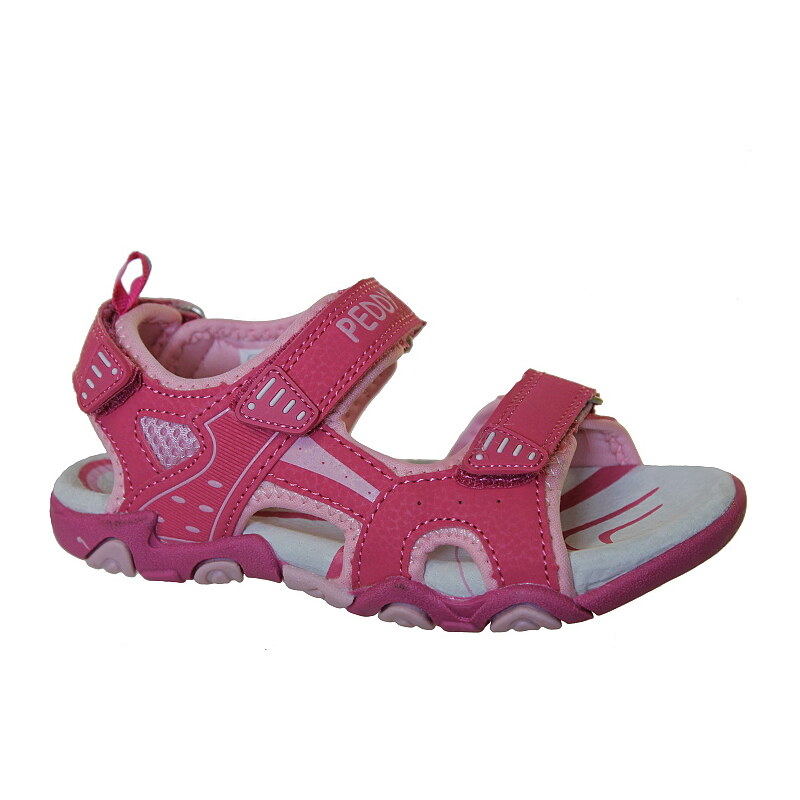 PEDDY PU-512-35-09 pink, dětské sandály - dětská obuv