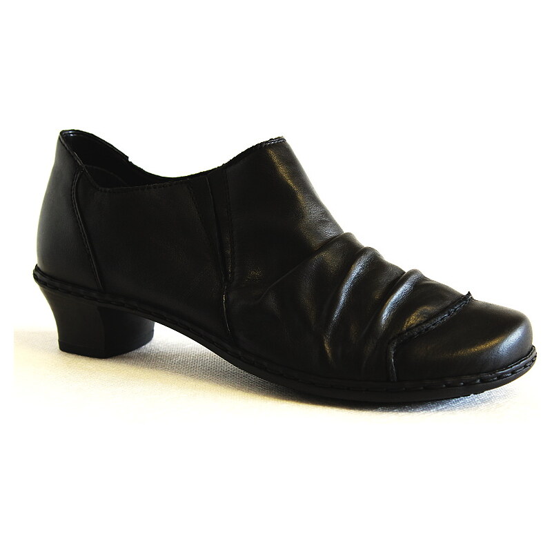 RIEKER 52180-00 black, dámská podzimní obuv, dámská obuv