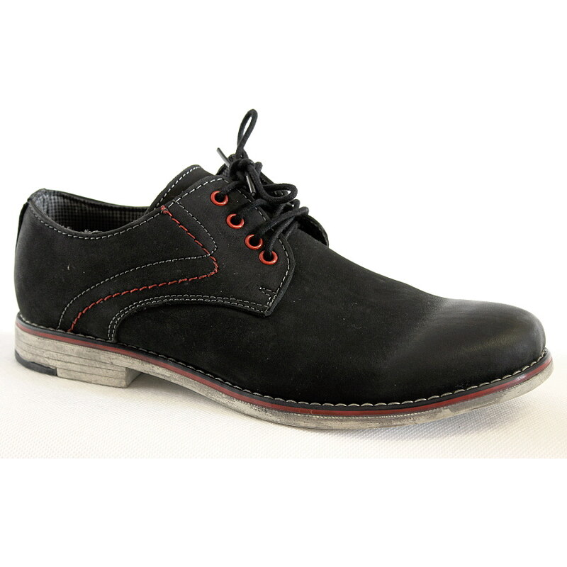 WISHOT 31-209 black, pánské polobotky - pánská obuv