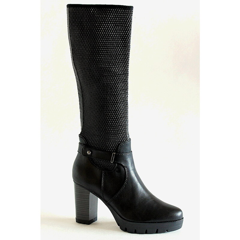 WORTMANN TAMARIS 25603-25 black, dámské kozačky - dámská obuv