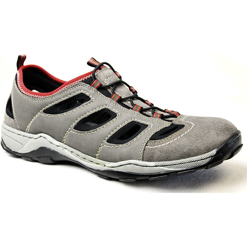 RIEKER 08065-27 brown, pánské vycházkové sandály - pánská obuv