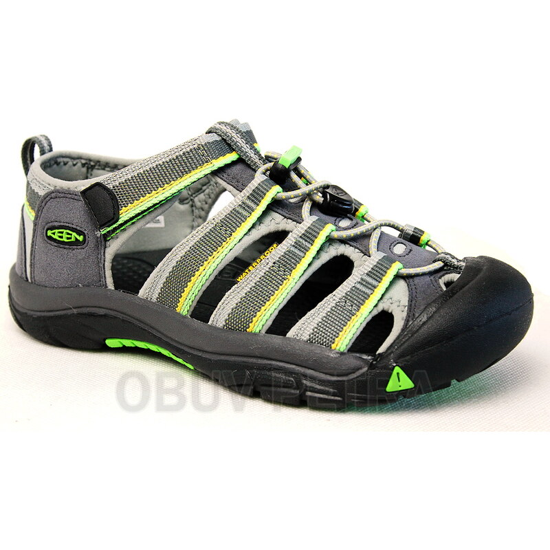 KEEN NEWPORT H2 racer gray 1014266, outdoorové dětské sandály - dětská obuv