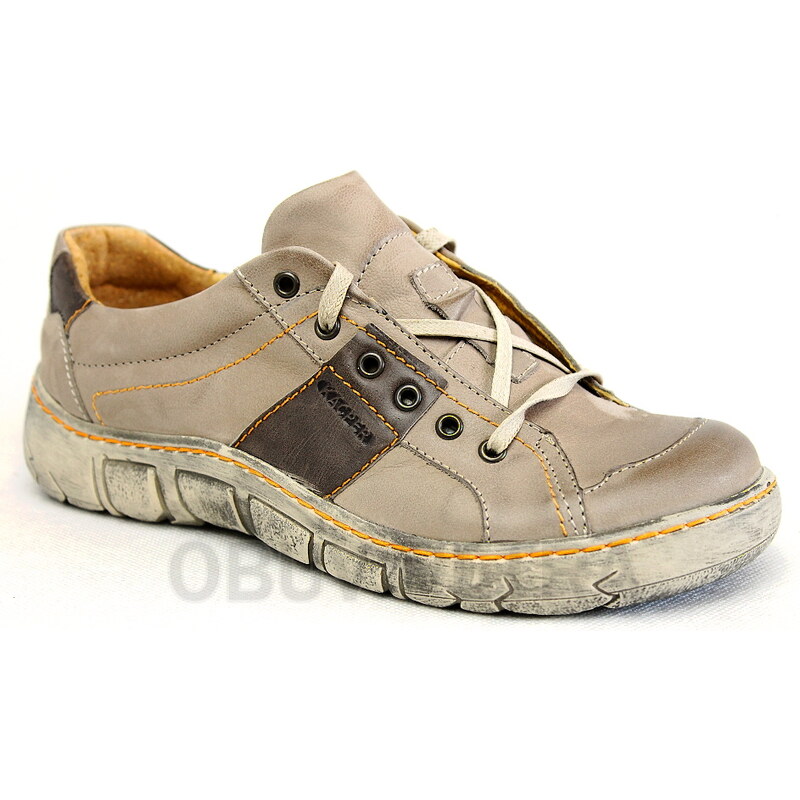 KACPER 2-1198 brown, dámské polobotky - dámská obuv