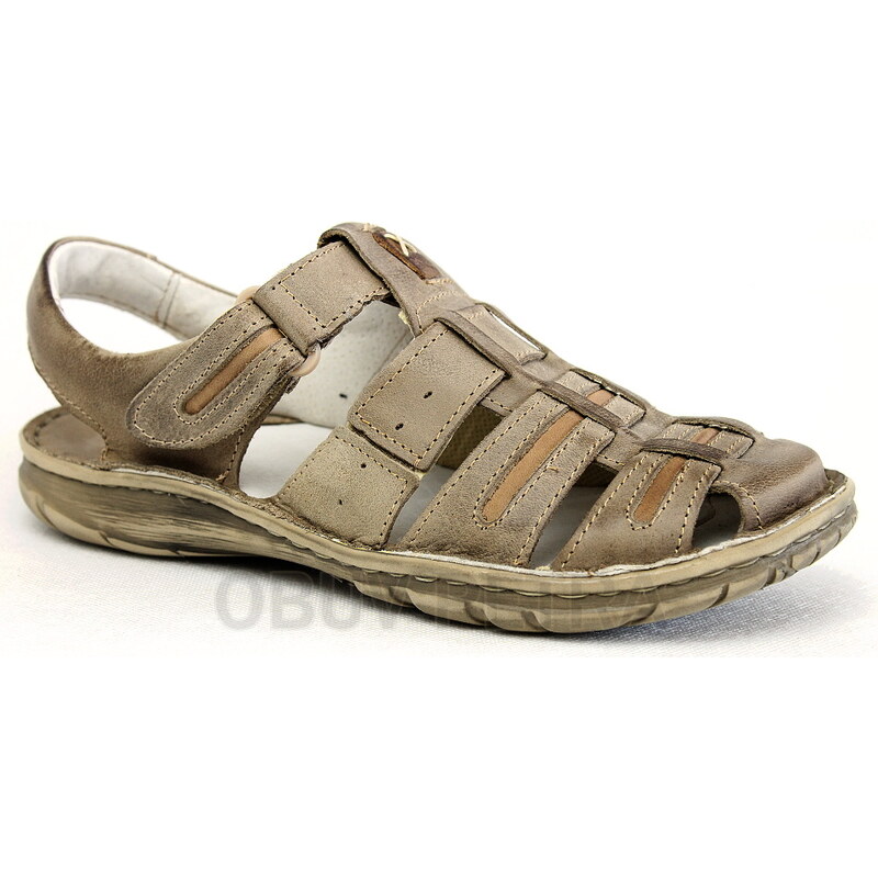 KLONDIKE 230 mustang, pánské plné sandály - pánská obuv