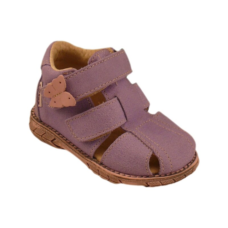 PEGRES 1201 (19-26) fialová, dětské sandály
