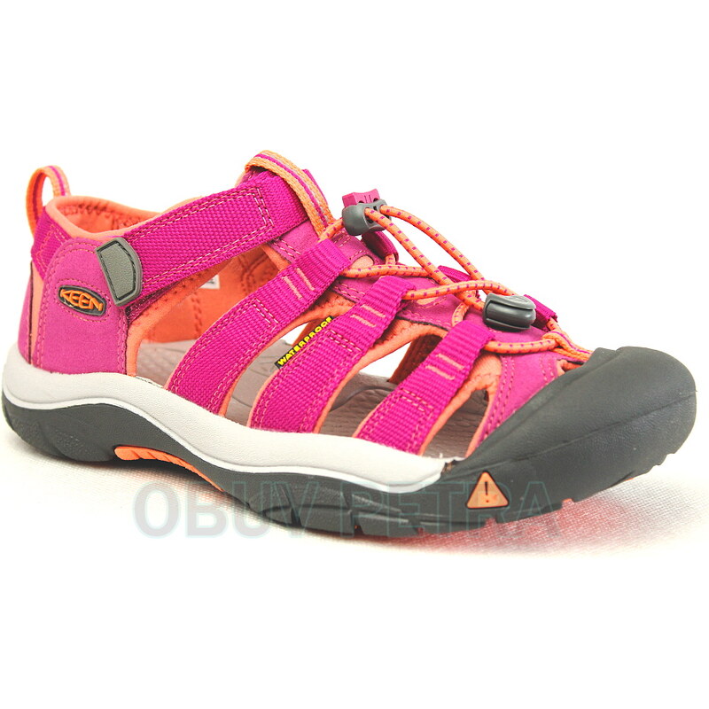 KEEN NEWPORT H2 very berry/fusion coral 1014267, outdoorové dětské sandály - dětská obuv